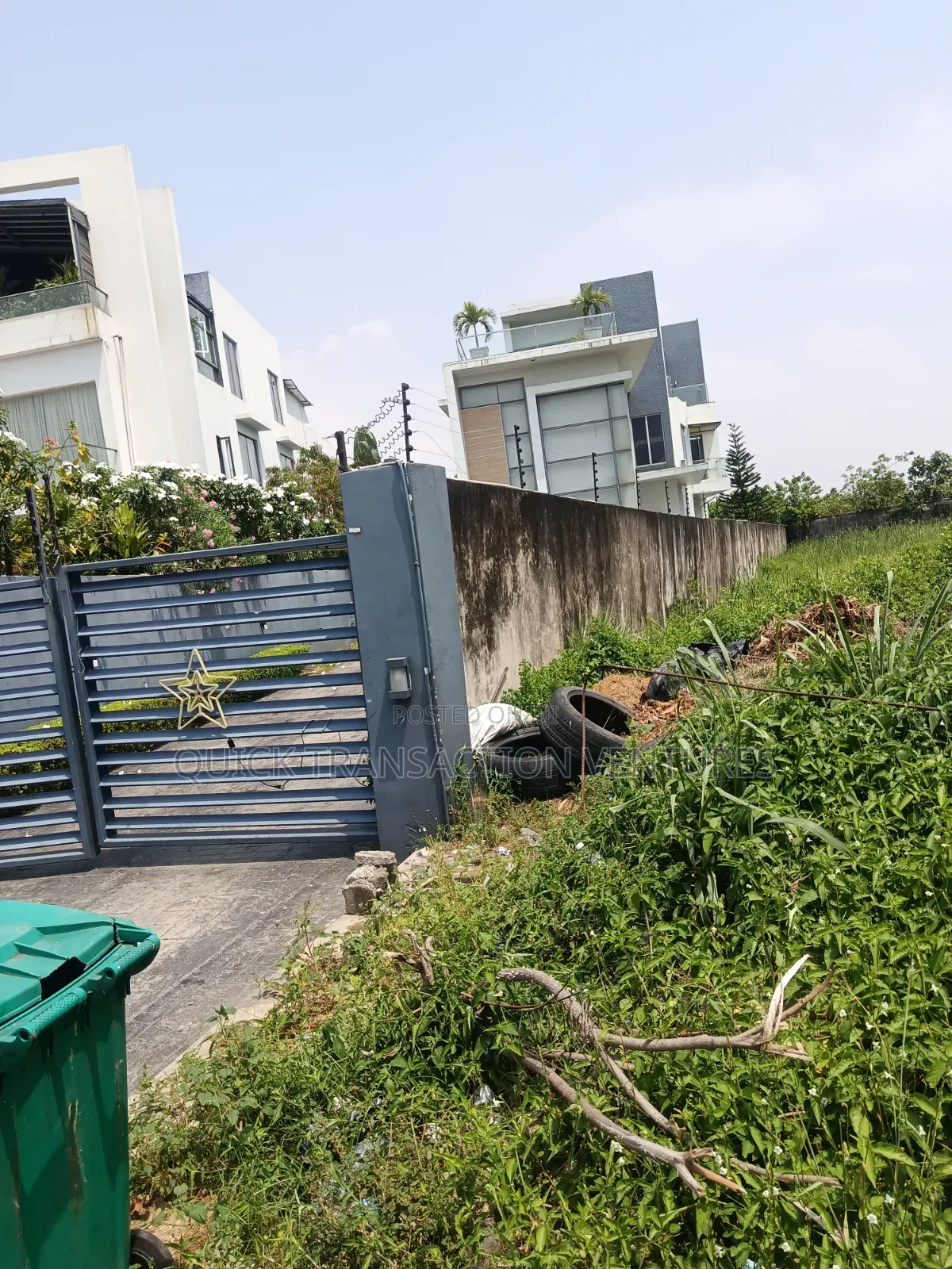 800sqm of Land,fenced Round in a Secured Neighborhood in Ikate