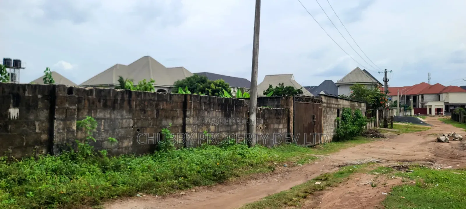 3 Plots of Land With Short Fence for Sale in Umuahia