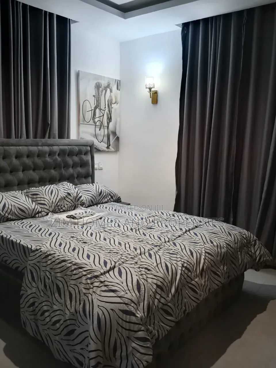 Furnished 2bdrm Apartment in Zim Homes And, Wuye for rent in Wuye