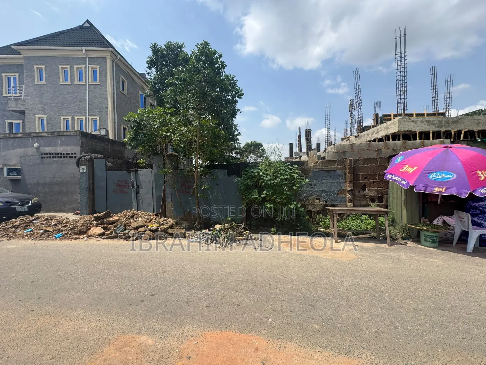 Empty Land Measuring 600sqm Fenced and Gated, in a Tarred And in Berger
