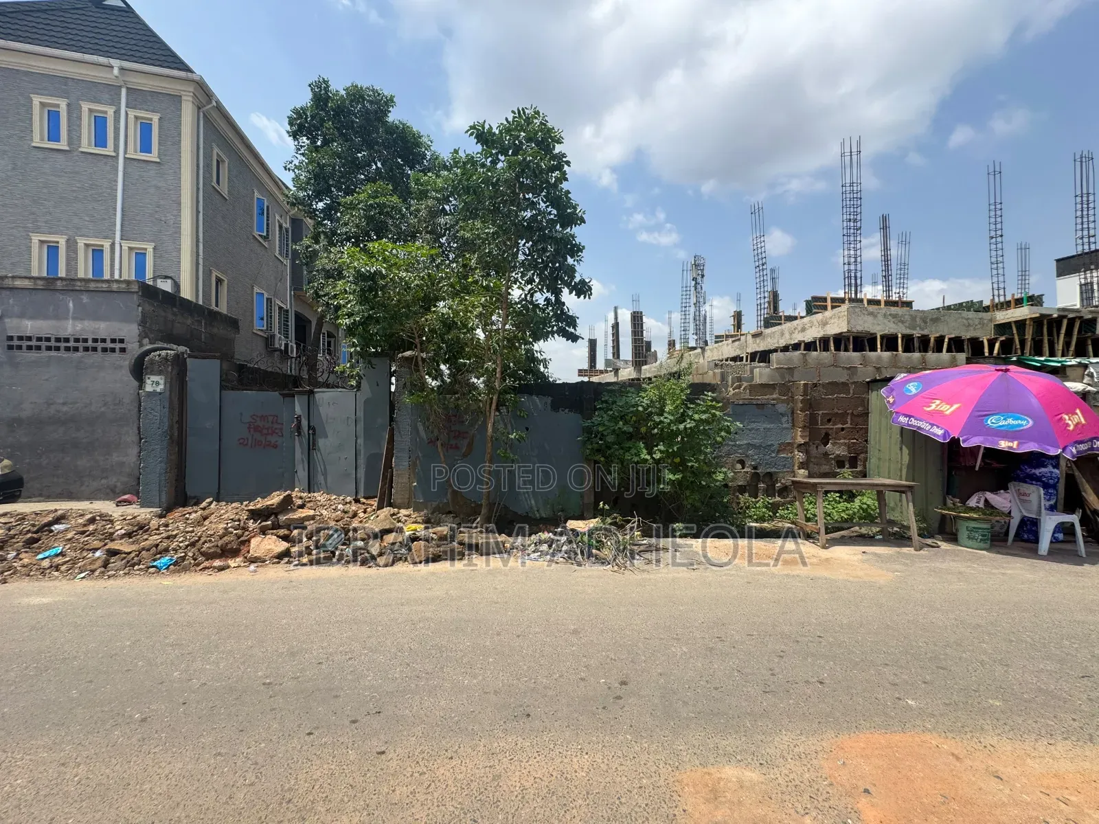 Empty Land Measuring 600sqm Fenced and Gated, in a Tarred And in Berger