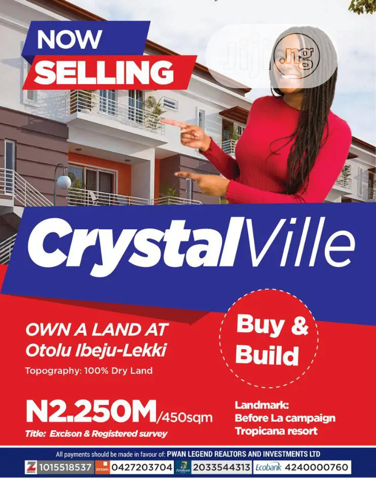 Crystal Ville Estate. in Ibeju