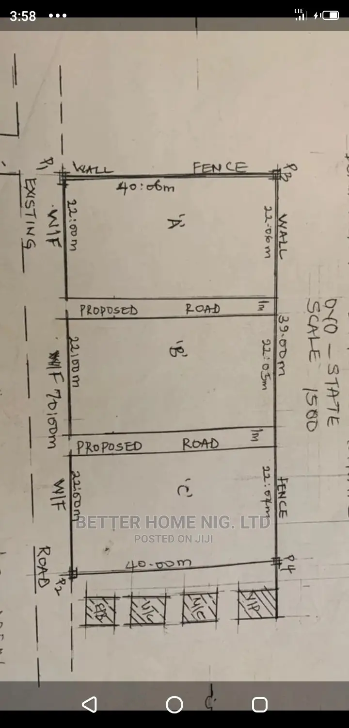A Full Standard Plot of Land for Sell in Oluyole