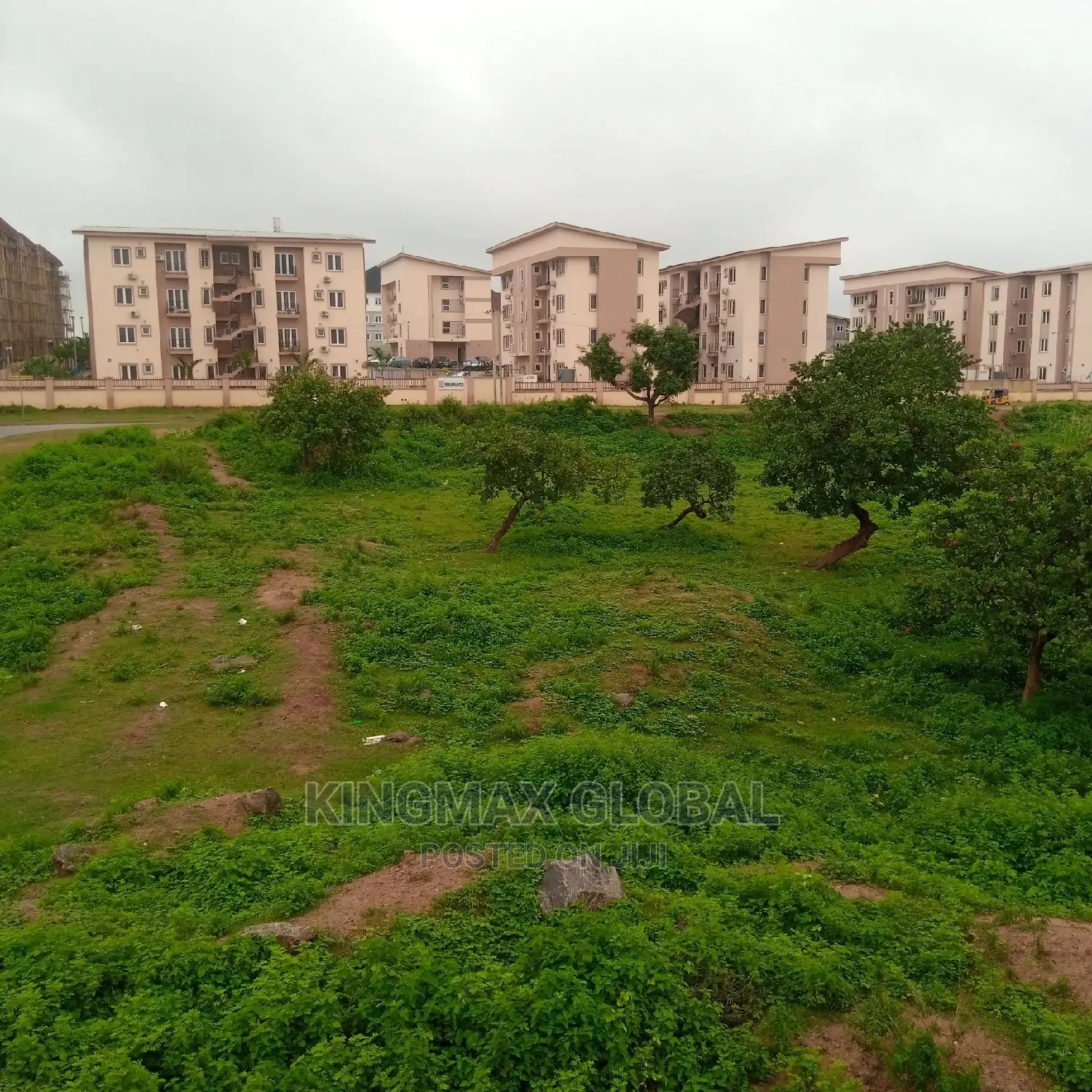 Flat and Fenced 2407sqm Commercial Land (Not Specified) in Wuye