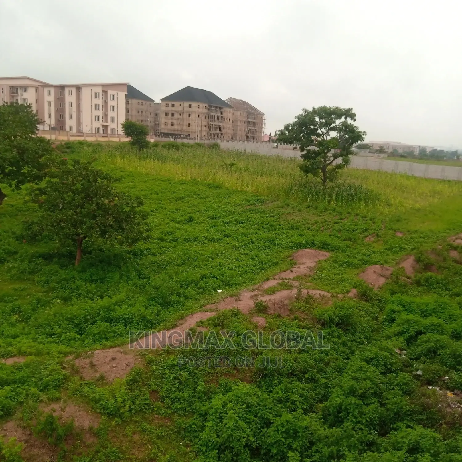Flat and Fenced 2407sqm Commercial Land (Not Specified) in Wuye